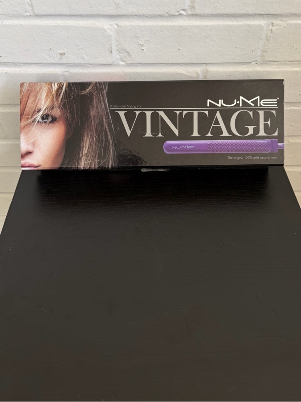 NuMe Vintage Professional Styling Iron in Purple, NIB